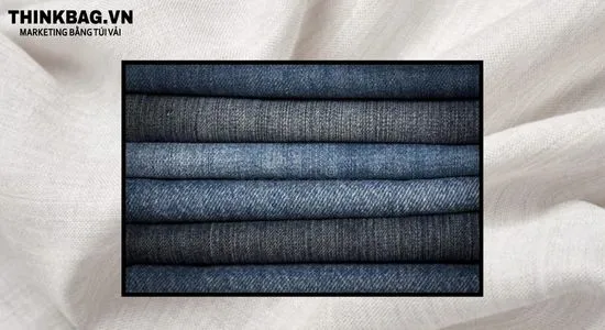 Vải denim xước