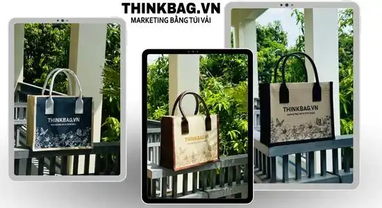 túi vải quai da Thinkbag