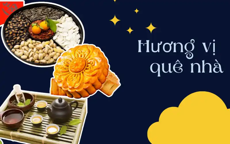 Combo quà tặng trung thu truyền thống Hương vị quê nhà