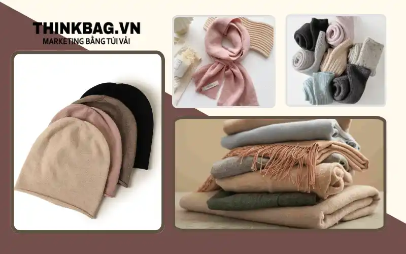 phụ kiện vải len cashmere