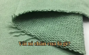 Vải nỉ chân cua là gì? Tất tần tật về loại vải này