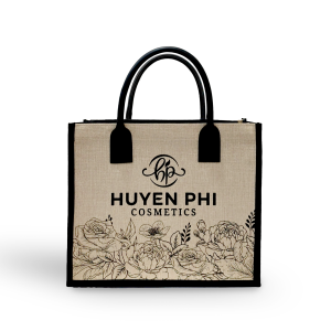 Túi vải đay in logo HUYEN PHI