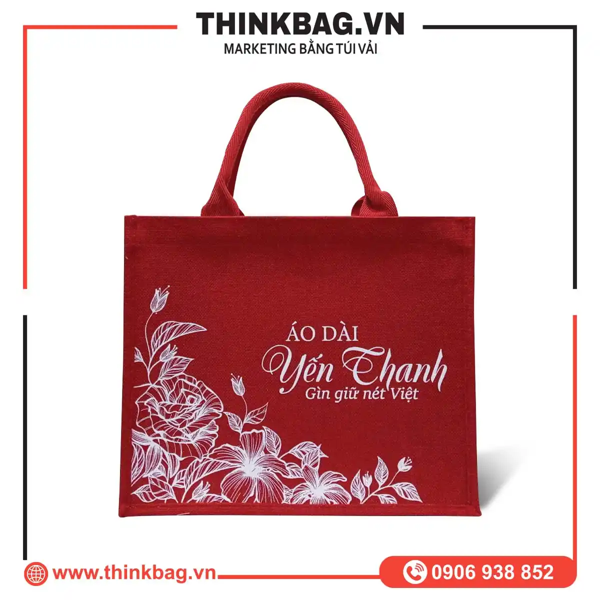 TÚI VẢI ĐAY ÁO DÀI YẾN THANH