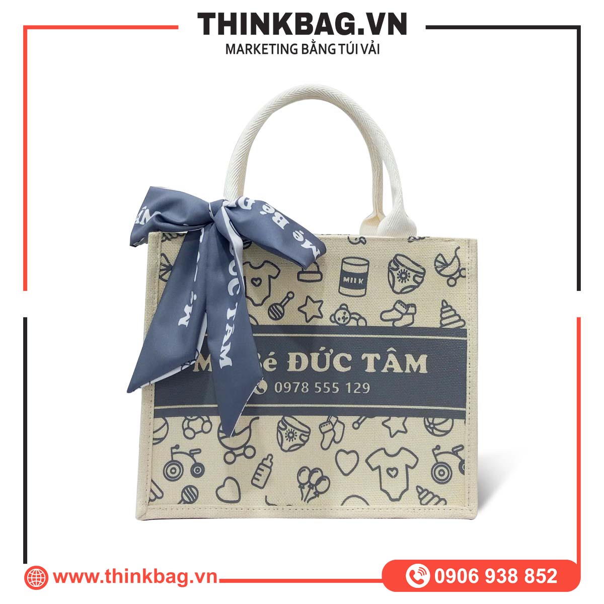 TÚI VẢI ĐAY MẸ VÀ BÉ ĐỨC TÂM