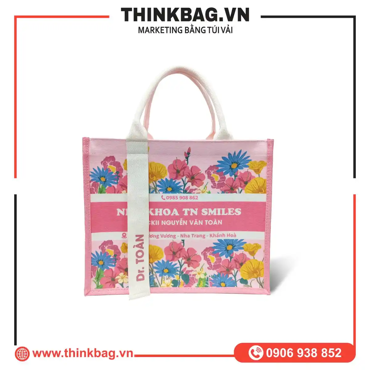 TÚI VẢI ĐAY NHA KHOA TN SMILES