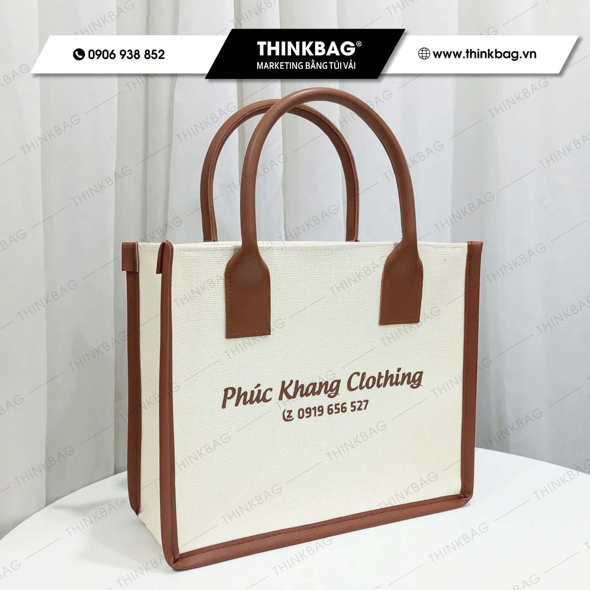 Túi vải đay in logo Phúc Khang Clothing - Mẫu quà số 1 hot hit